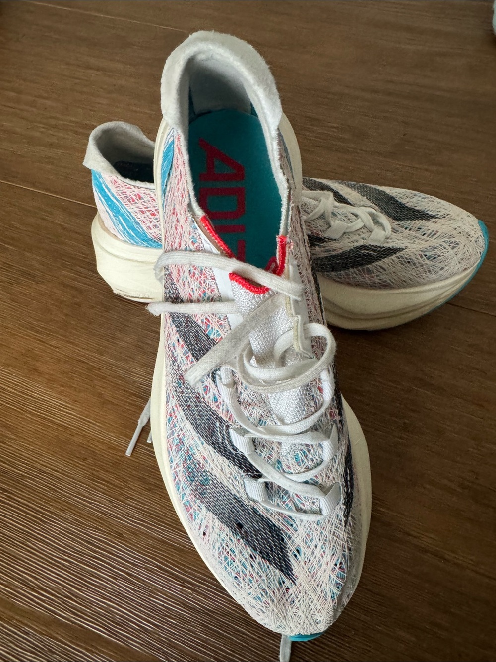Adidas Adizero Prime X 2
Strung Cloud White/Core Black/Lucid Cyan